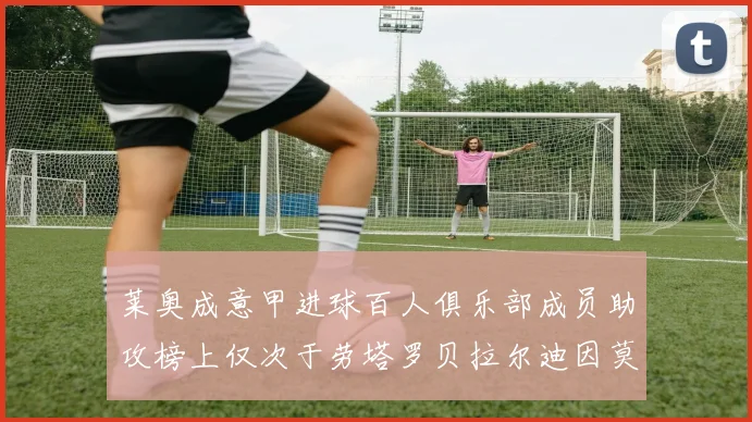 莱奥成意甲进球百人俱乐部成员助攻榜上仅次于劳塔罗贝拉尔迪因莫比莱